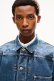 画像5: KENZO ケンゾー KENZO Wildflower' クロップド プリーツ トラッカー ジャケット イン ジャパニーズ デニム{-BFA} (5)