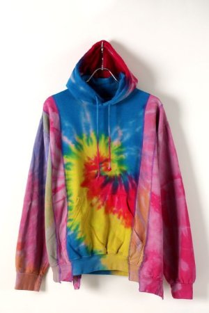 画像1: Fred Seagal フレッドシーガル 5 CUTS TIE DYE HOODIE{-AIA}