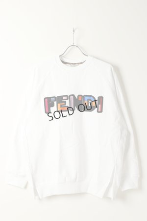 画像1: {SOLD}FENDI フェンディ FELPA FENDI COLOR JERSEY{FS7034 A8FX F0ZNM-WHITE-BJA}