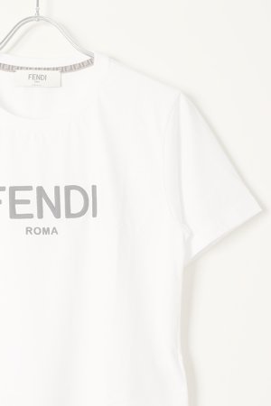 画像3:   FENDI フェンディ ホワイトコットン Tシャツ {FS7389ALCAF0ZNM-BBA}  :FS7389ALCA-WHT 