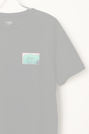 画像4:   FENDI フェンディ Black jersey T-shirt {-BDS}  :FY0894AN1U-F0QA1-XL 