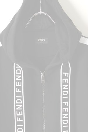 画像2:   FENDI フェンディ ブラックジャージースウェットシャツ {-BJA}  :FY0984A2F2-BLK 