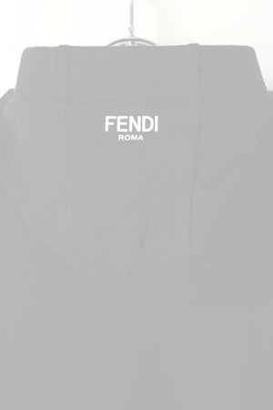 画像5:   FENDI フェンディ ブラックジャージースウェットシャツ {-BJA}  :FY0984A2F2-BLK 