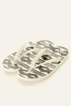 画像1: ▽ 70%OFF アウトレットセールセール6,380円→1,914円▽ AKM エイケイエム ORIGINAL ETHNIC BORDER BEACH SANDAL TSUKUMO{G194-GOM003-HB1099-AGS}