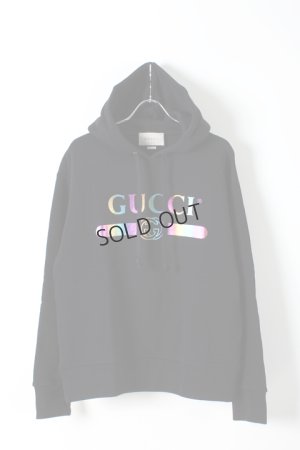 画像1: {SOLD}GUCCI グッチ ロゴ コットンスウェットシャツ{-AHA}