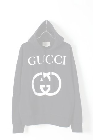 画像1:   GUCCI グッチ インターロッキングG フーデッドスウェットシャツ{-AHA}