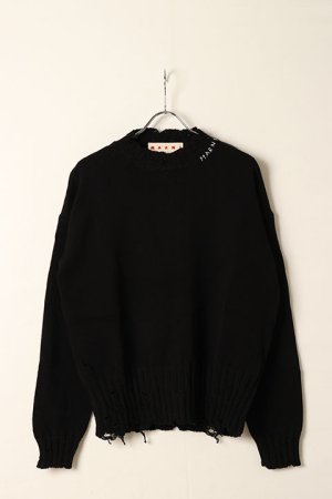 画像5: MARNI マルニ ツイスト クルーネック セーター{GCMG0210A0UFC65200N99-BDS}
