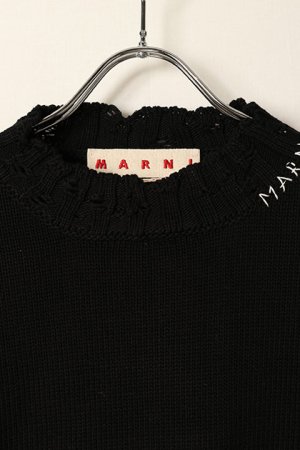画像6: MARNI マルニ ツイスト クルーネック セーター{GCMG0210A0UFC65200N99-BDS}