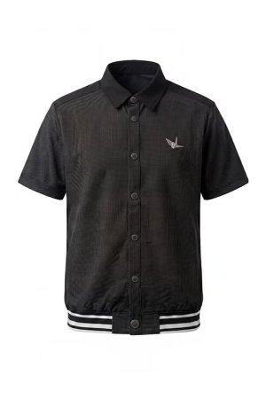 画像1: 1PIU1UGUALE3 GOLF ウノピゥウノウグァーレトレ ゴルフ ADP GOLF HEM TAPE ACTIVE SHIRTS{E-}{-BFS}
