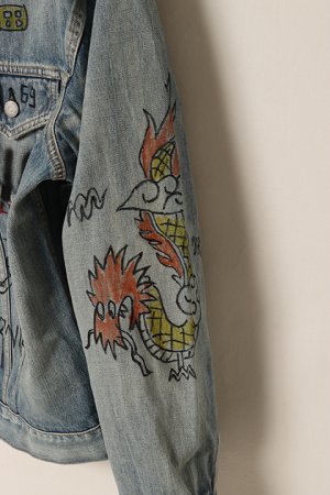 画像5: guernika ゲルニカ Graffiti Paint Denim Jacket{-BDA}{E-}