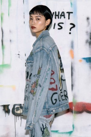 画像9: guernika ゲルニカ Graffiti Paint Denim Jacket{-BDA}{E-}