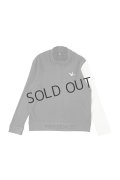 1PIU1UGUALE3 GOLF ウノピゥウノウグァーレトレ ゴルフ 113 ADP GOLF L/S MOCK NECK CRAZY{-BDA}