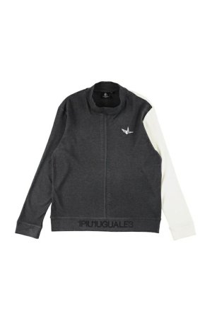 画像1: 【周年記念 10%OFF ｜44,000円→39,600円】 1PIU1UGUALE3 GOLF ウノピゥウノウグァーレトレ ゴルフ 113 ADP GOLF L/S MOCK NECK CRAZY{-BDA}