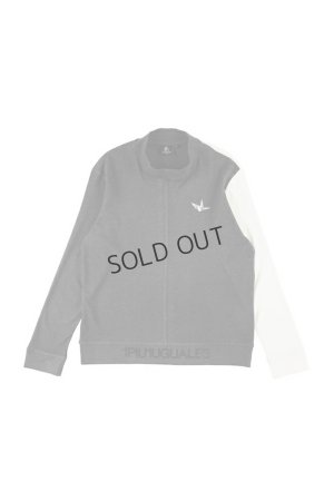 画像1: 1PIU1UGUALE3 GOLF ウノピゥウノウグァーレトレ ゴルフ 113 ADP GOLF L/S MOCK NECK CRAZY{-BDA}