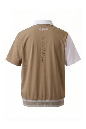 画像2: 1PIU1UGUALE3 GOLF ウノピゥウノウグァーレトレ ゴルフ ADP GOLF HEM TAPE RETRO SPORT POLO{E-}{-BFS}