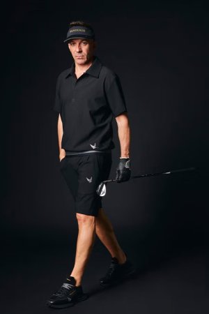 画像4: 1PIU1UGUALE3 GOLF ウノピゥウノウグァーレトレ ゴルフ ADP GOLF HEM TAPE RETRO SPORT POLO{E-}{-BFS}