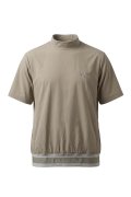 1PIU1UGUALE3 GOLF ウノピゥウノウグァーレトレ ゴルフ ADP GOLF HEM TAPE CRAZY MOCK NECK{E-}{-BFS}