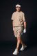 画像4: 1PIU1UGUALE3 GOLF ウノピゥウノウグァーレトレ ゴルフ ADP GOLF HEM TAPE CRAZY MOCK NECK{E-}{-BFS} (4)