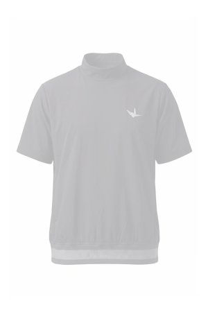 画像1: 1PIU1UGUALE3 GOLF ウノピゥウノウグァーレトレ ゴルフ ADP GOLF HEM TAPE CRAZY MOCK NECK{E-}{-BFS}