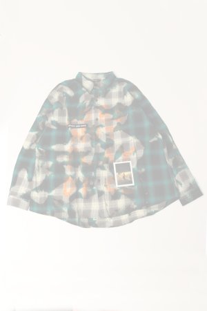 画像1:  {SOLD} guernika ゲルニカ Jesus Check Shirt{-BDA}{E-}