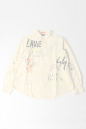 画像1:  {SOLD} guernika ゲルニカ Remake Paint Shirt{-BES}{E-}