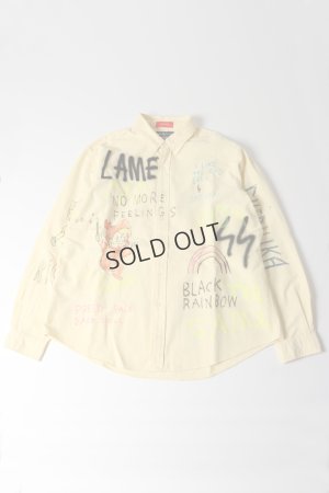 画像1: guernika ゲルニカ Remake Paint Shirt{-BES}{E-}