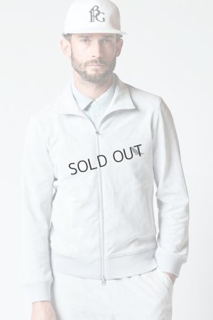 画像1: {SOLD}1PIU1UGUALE3 GOLF ウノピゥウノウグァーレトレ ゴルフ JERSEY JACKET DIAGONAL LOGO{GRB075-POE403-10/95-BCS}