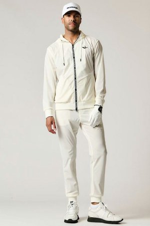画像3: 【 30%OFF セール77,000円→53,900円】 1PIU1UGUALE3 GOLF ウノピゥウノウグァーレトレ ゴルフ NECK ZIP PARKER{-BDS}