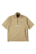 1PIU1UGUALE3 GOLF ウノピゥウノウグァーレトレ ゴルフ WP S/S HALF ZIP{-BFS}