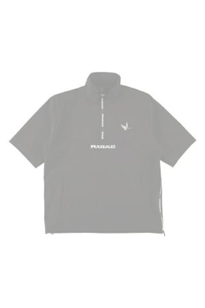 画像1:   1PIU1UGUALE3 GOLF ウノピゥウノウグァーレトレ ゴルフ WP S/S HALF ZIP{-BFS}