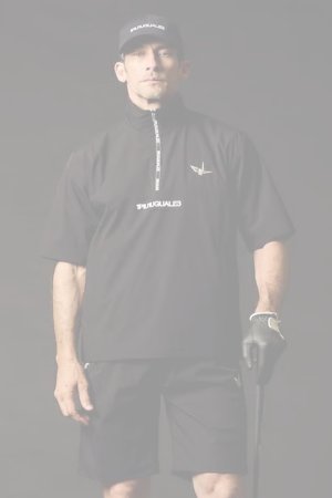 画像3:   1PIU1UGUALE3 GOLF ウノピゥウノウグァーレトレ ゴルフ WP S/S HALF ZIP{-BFS}