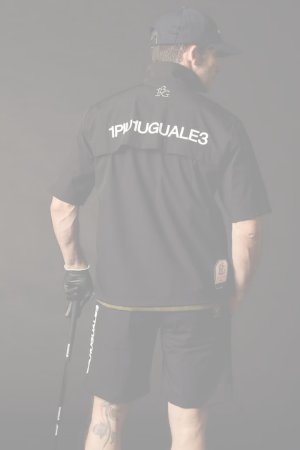 画像4:   1PIU1UGUALE3 GOLF ウノピゥウノウグァーレトレ ゴルフ WP S/S HALF ZIP{-BFS}