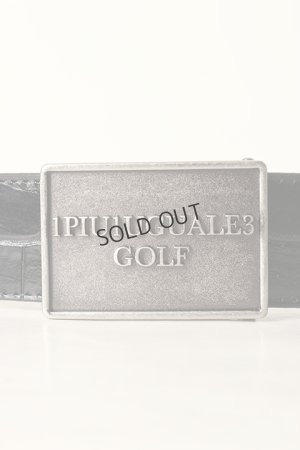 画像3: {SOLD}1PIU1UGUALE3 GOLF ウノピゥウノウグァーレトレ ゴルフ 113 GOLF BUCKLE BELT{GRG161-COW133-99-BBS}