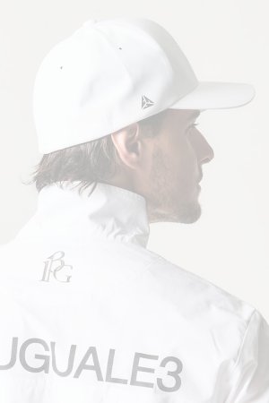 画像5:   1PIU1UGUALE3 GOLF ウノピゥウノウグァーレトレ ゴルフ CAP TSURU LOGO{-BES}