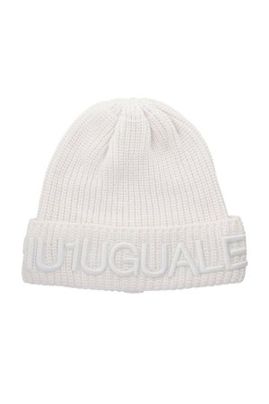 画像1: 1PIU1UGUALE3 GOLF ウノピゥウノウグァーレトレ ゴルフ KNIT CAP{-BEA}