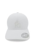 1PIU1UGUALE3 GOLF ウノピゥウノウグァーレトレ ゴルフ PERFORATED 113G LOGO CAP{-BFA}