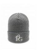 1PIU1UGUALE3 GOLF ウノピゥウノウグァーレトレ ゴルフ CUFFED KNIT BEANIE 113G LOGO{-BFA}