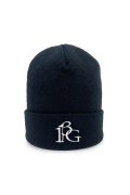 1PIU1UGUALE3 GOLF ウノピゥウノウグァーレトレ ゴルフ CUFFED KNIT BEANIE 113G LOGO{-BFA}