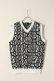 画像1: 1PIU1UGUALE3 GOLF×S.KATAYAMA （片山晋呉プロ モデル）V-NECK BIG LOGO KNIT VEST{GRK020-POE207-10-BAA} (1)