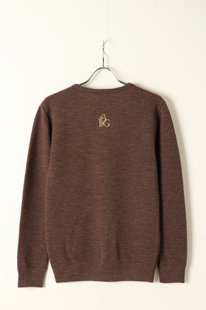 画像4: 1PIU1UGUALE3 GOLF ウノピゥウノウグァーレトレ ゴルフ MIDDLE GAUGE V-NECK KNIT{GRK021-WOL121-75-BAA}