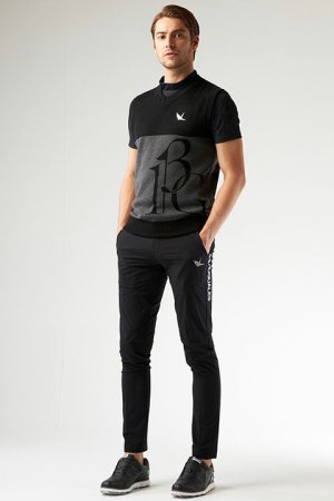 画像2: 【 30%OFF セール44,000円→30,800円】 1PIU1UGUALE3 GOLF ウノピゥウノウグァーレトレ ゴルフ KNIT VEST{GRK023-PCT025-99/88-BBS}