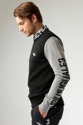 【 30%OFF セール｜49,500円→34,650円】 1PIU1UGUALE3 GOLF ウノピゥウノウグァーレトレ ゴルフ CRAZY KNIT{GRK024-PCT026-99-BBS}