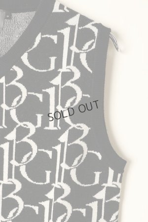 画像3: {SOLD}1PIU1UGUALE3 GOLF ウノピゥウノウグァーレトレ ゴルフ KNIT VEST 113G FULL LOGO {-BBA}