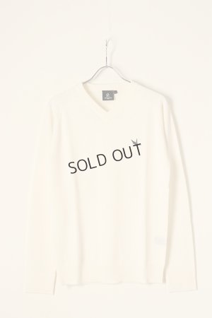 画像2: {SOLD}1PIU1UGUALE3 GOLF ウノピゥウノウグァーレトレ ゴルフ V-KNIT BACK LOGO{-BBA}