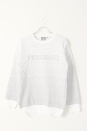 画像2: 1PIU1UGUALE3 GOLF ウノピゥウノウグァーレトレ ゴルフ R-NECK KNIT GRADATION{-BCS}