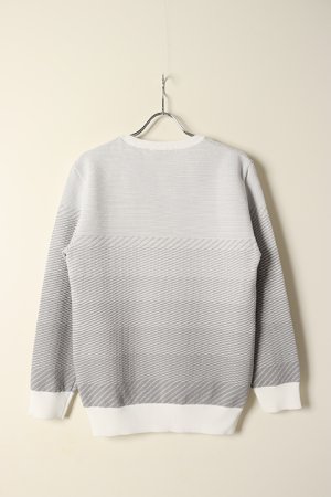画像5: 【 30%OFF セール51,700円→36,190円】 1PIU1UGUALE3 GOLF ウノピゥウノウグァーレトレ ゴルフ R-NECK KNIT GRADATION{-BCS}