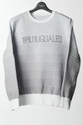 1PIU1UGUALE3 GOLF ウノピゥウノウグァーレトレ ゴルフ R-NECK KNIT GRADATION{-BCS}