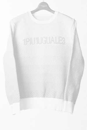 画像1: 1PIU1UGUALE3 GOLF ウノピゥウノウグァーレトレ ゴルフ R-NECK KNIT GRADATION{-BCS}