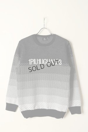 画像2: {SOLD}1PIU1UGUALE3 GOLF ウノピゥウノウグァーレトレ ゴルフ R-NECK KNIT GRADATION{-BCS}