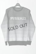 {SOLD}1PIU1UGUALE3 GOLF ウノピゥウノウグァーレトレ ゴルフ R-NECK KNIT GRADATION{-BCS}